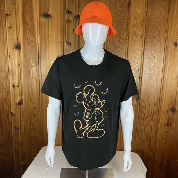 Disney Mickey Mouse Halloween T Shirt Bats - Picture 2 of 9